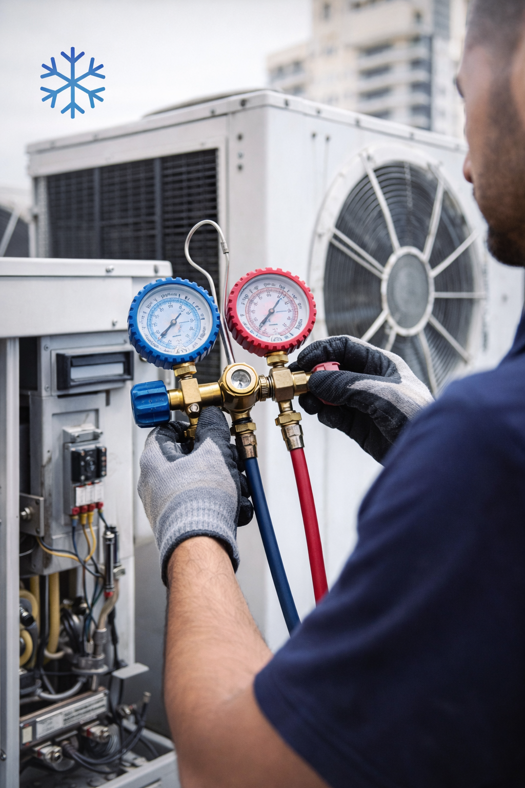 Mantenimiento preventivo de aire acondicionado HVAC y bombas de agua, tableros electricos en edificios corporativos