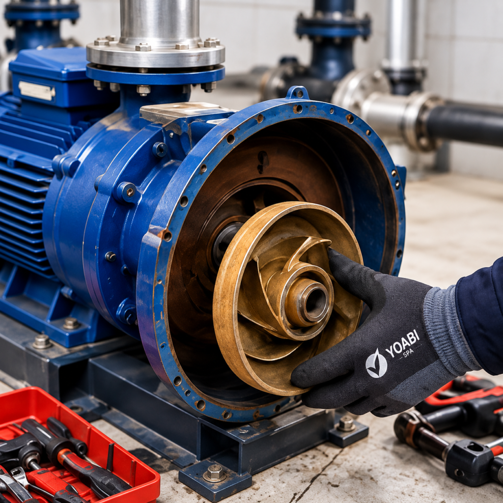 Diagnóstico y reparación de bomba centrífuga