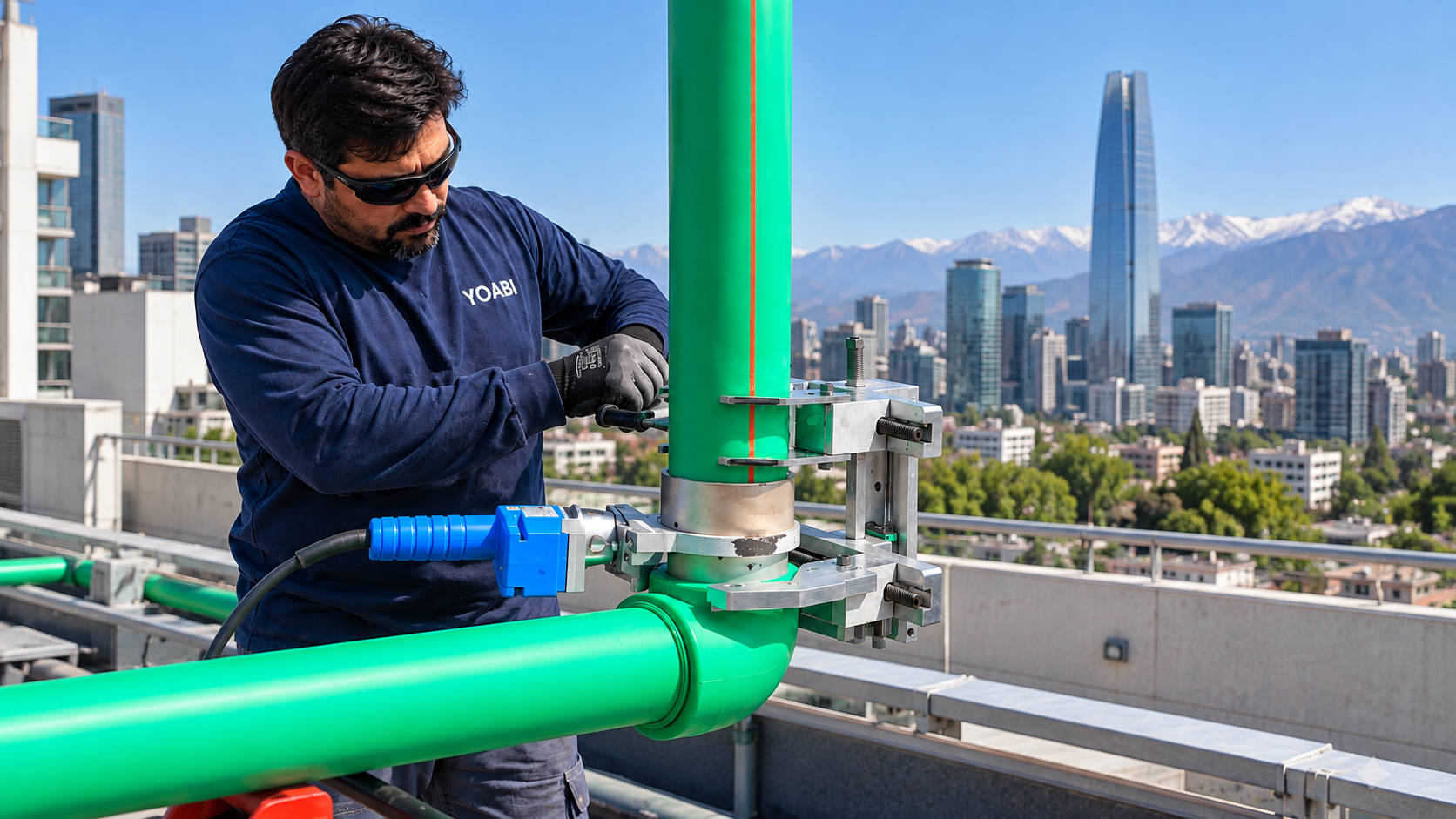 YOABI Ingeniería | HVAC, Bombas y Redes PPR en Santiago Instalación de tuberías y redes hidráulicas PPR en Santiago