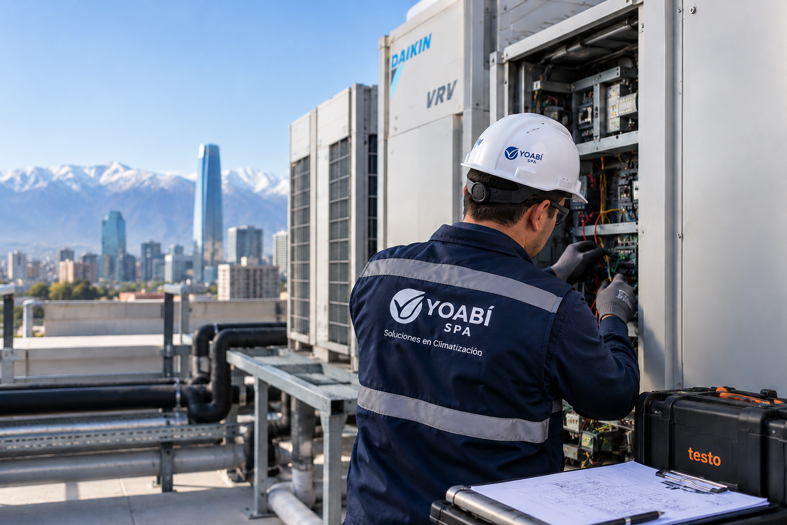 YOABI Ingeniería | HVAC, Bombas y Redes PPR en Santiago Servicio de climatización HVAC en Santiago